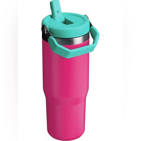 🎉LAST CHANCE🎉 NWT Stanley Iceflow Flip Straw 30 oz Tumbler Passion Pink - Picture 5 of 11